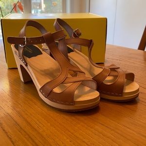 Swedish Hasbeens Karolina size 39 clog sandal